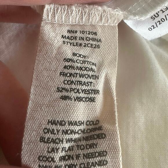 Soft Surroundings Multicolor Watercolor Design Shirt Sz. XL - Picture 7 of 7